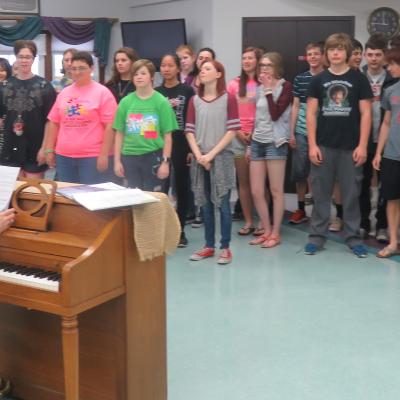 Creston High School choir 5.18